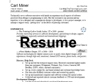 Carl's Resume